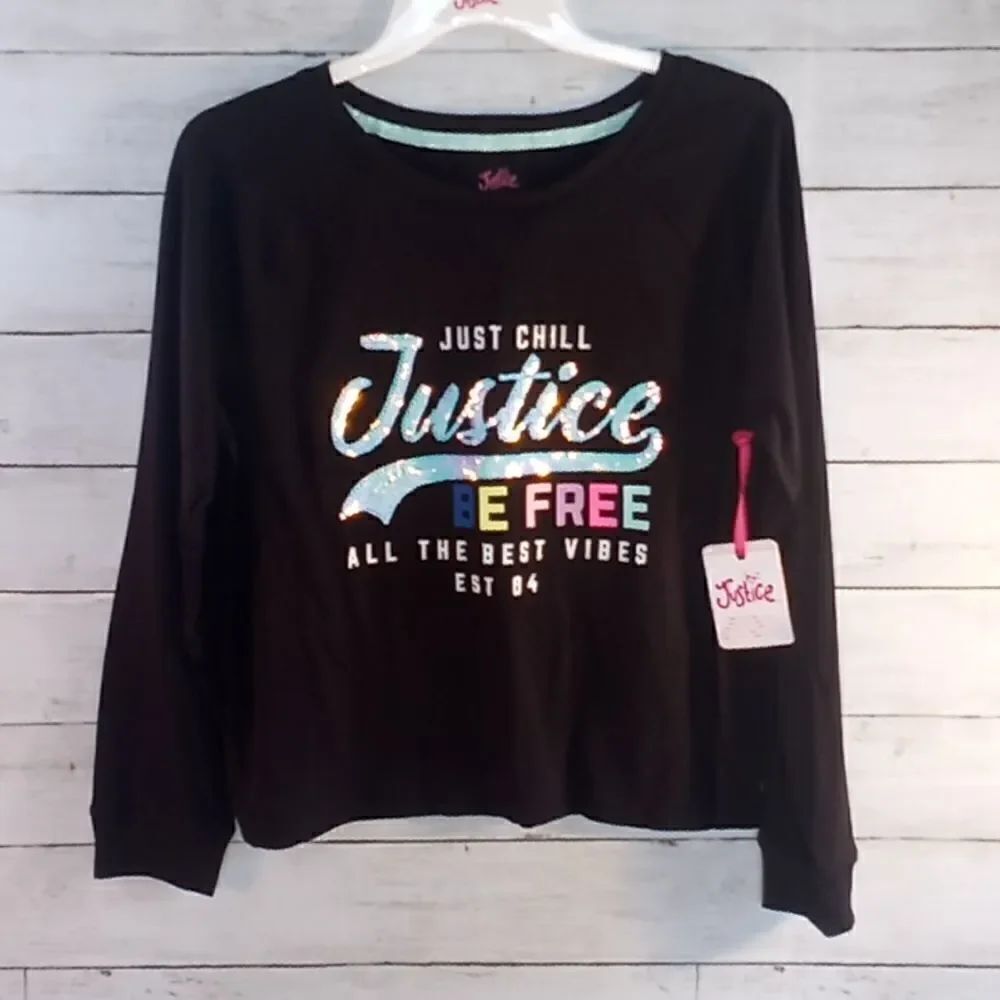 GIRLS Graphic Justice Long Sleeve Tee